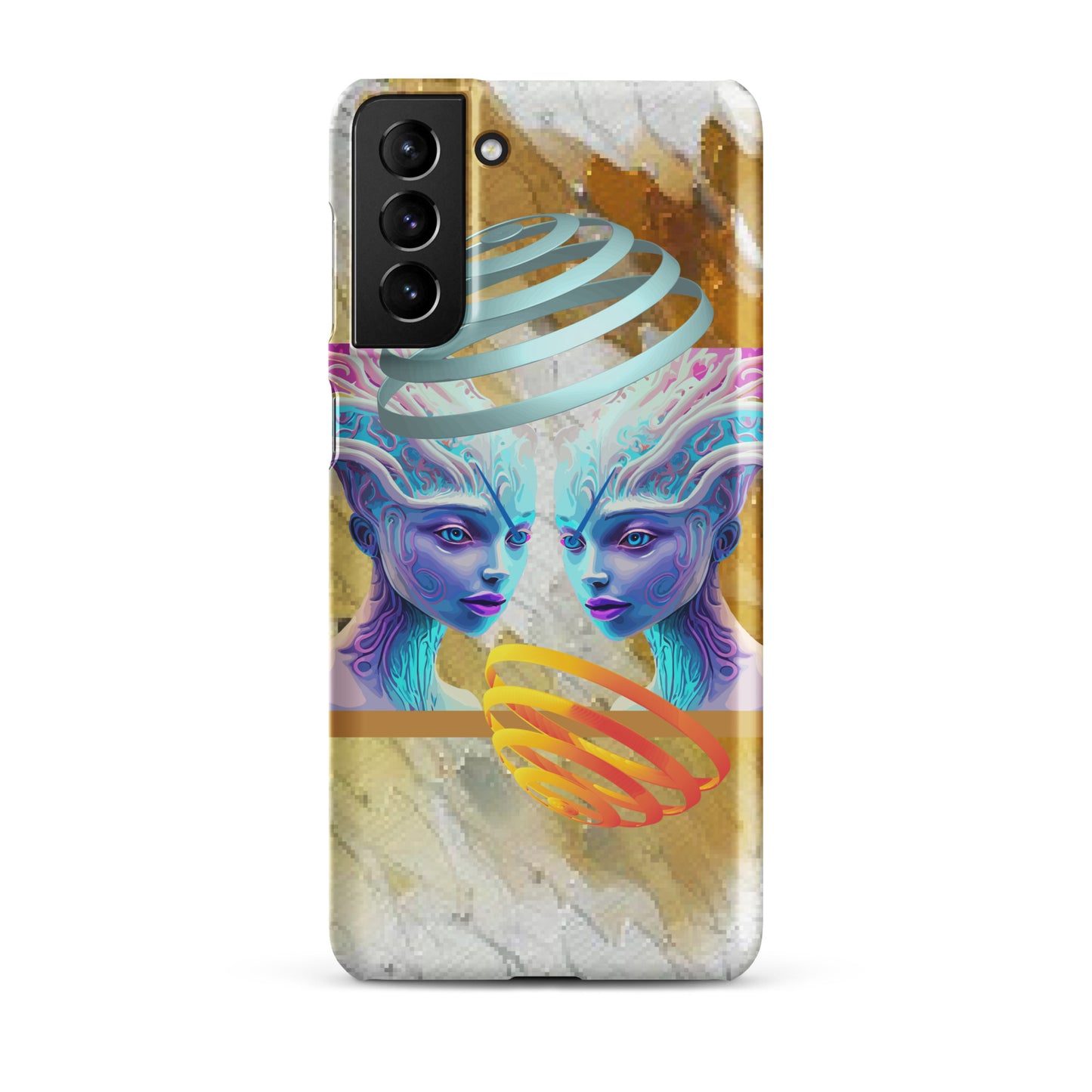 Snap case for Samsung® Kukloso Space Faces No 19 - Free Shipping - Free Shipping