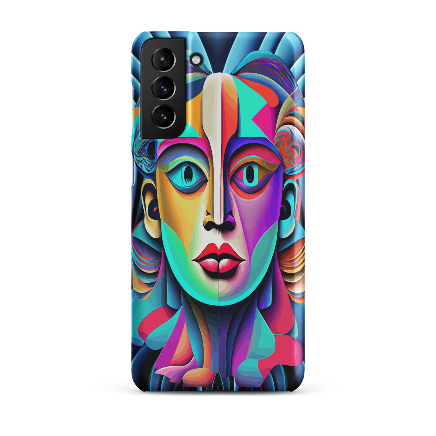 Snap case for Samsung® Kukloso Cubist Faces No 39 - Free Shipping