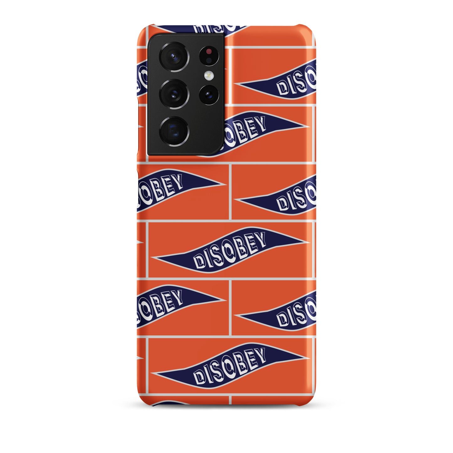 Snap case for Samsung® Kukloso Disobey Orange - Free Shipping