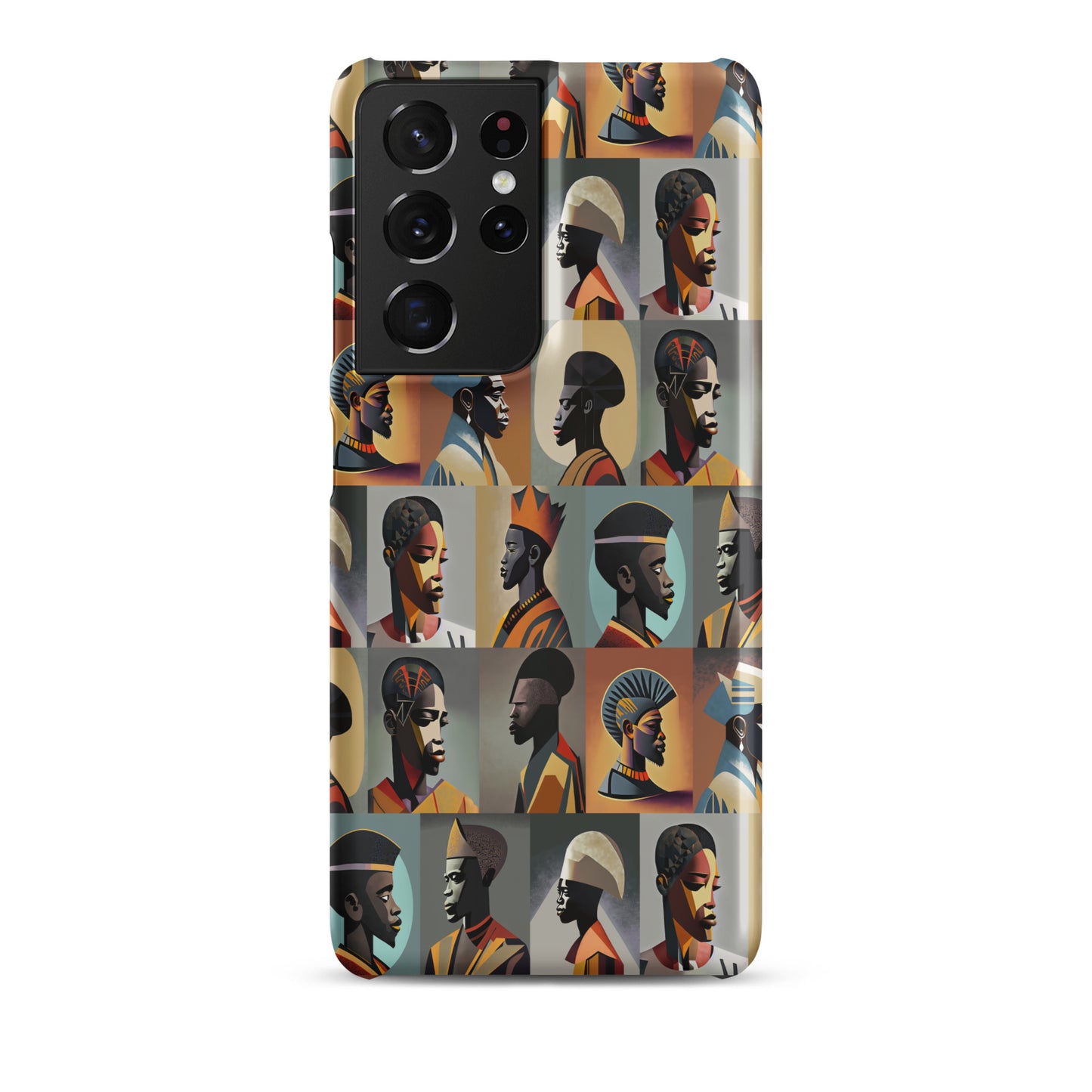 Snap case for Samsung® Kukloso Cubist Faces Collage No 24 - Free Shipping