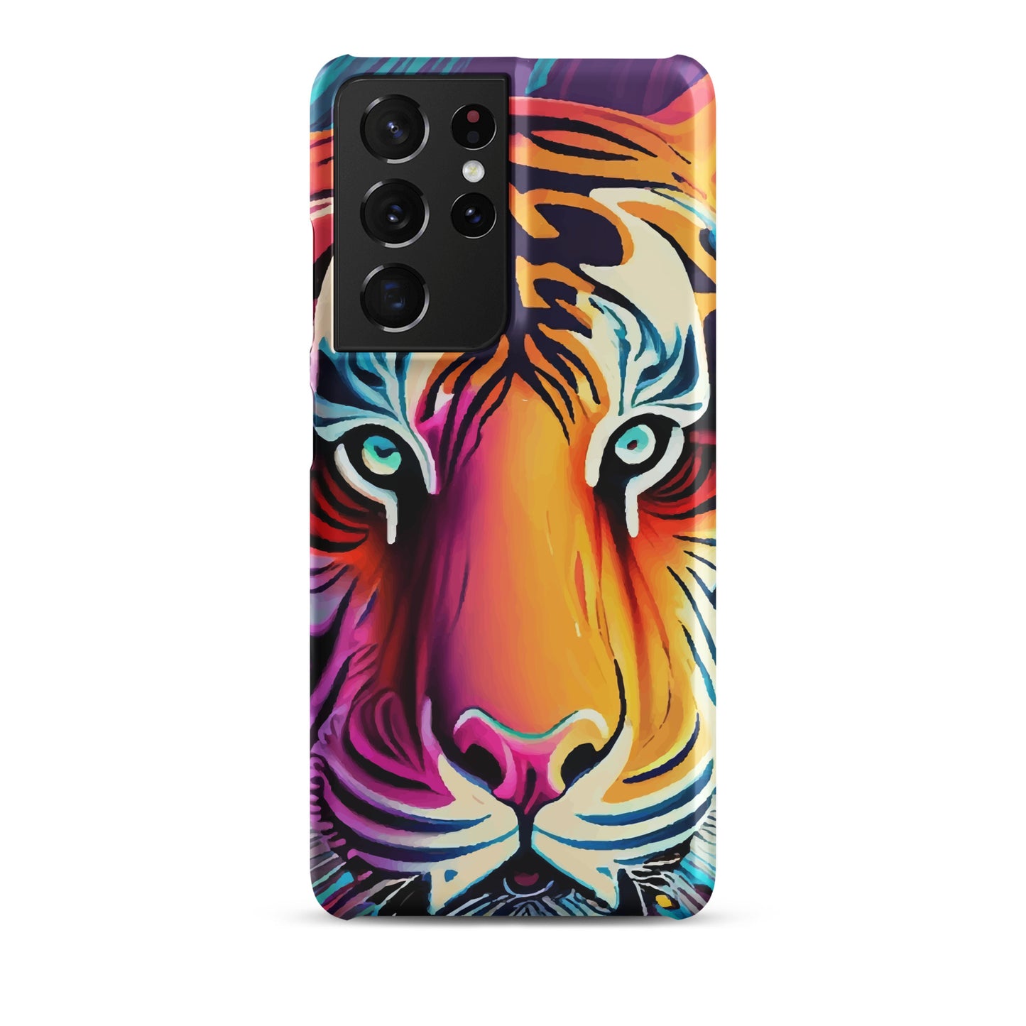 Snap case for Samsung® Kukloso Cubist Faces Mr. Tiger - Free Shipping