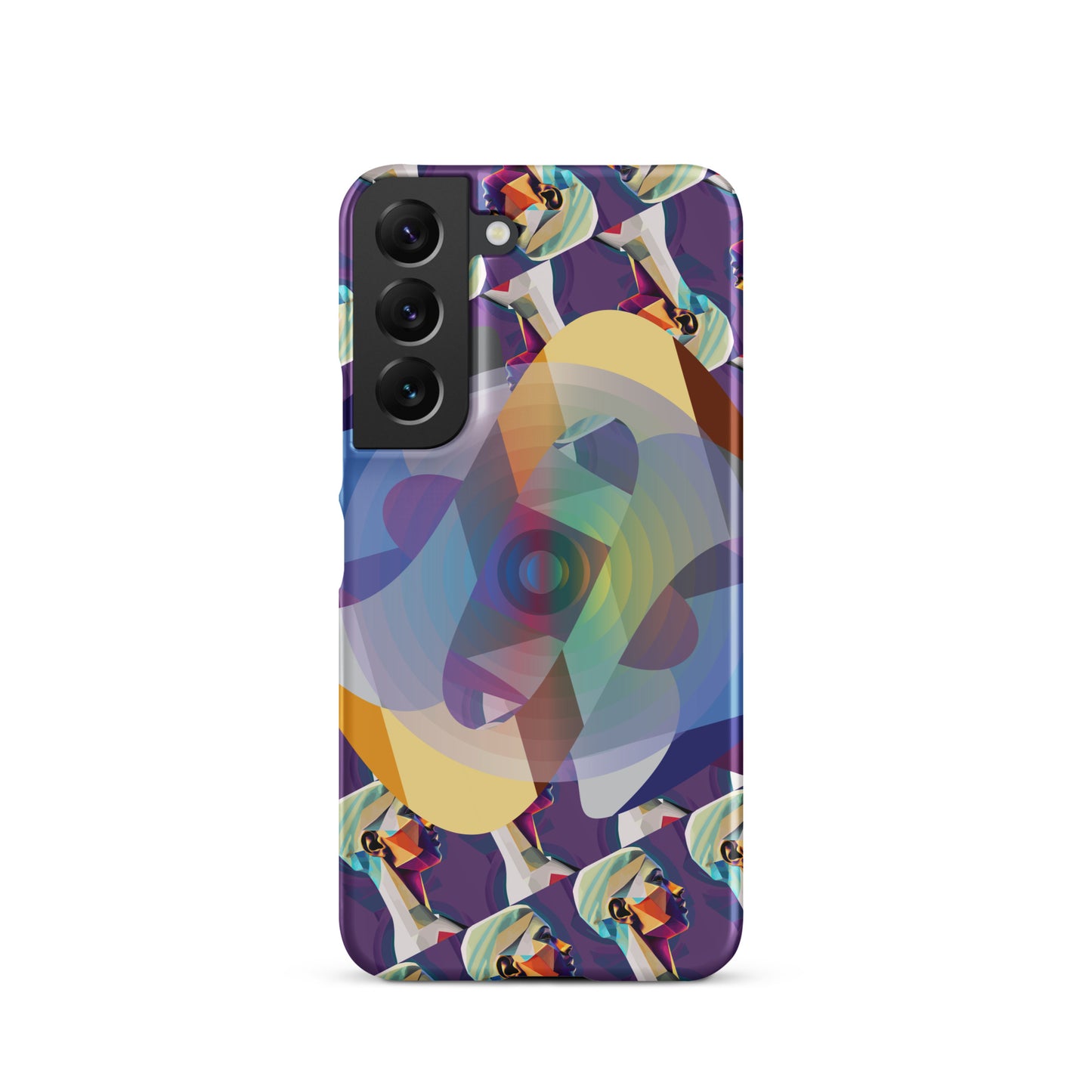 Snap case for Samsung® Kukloso Cubist Face Collage No 1 - Free