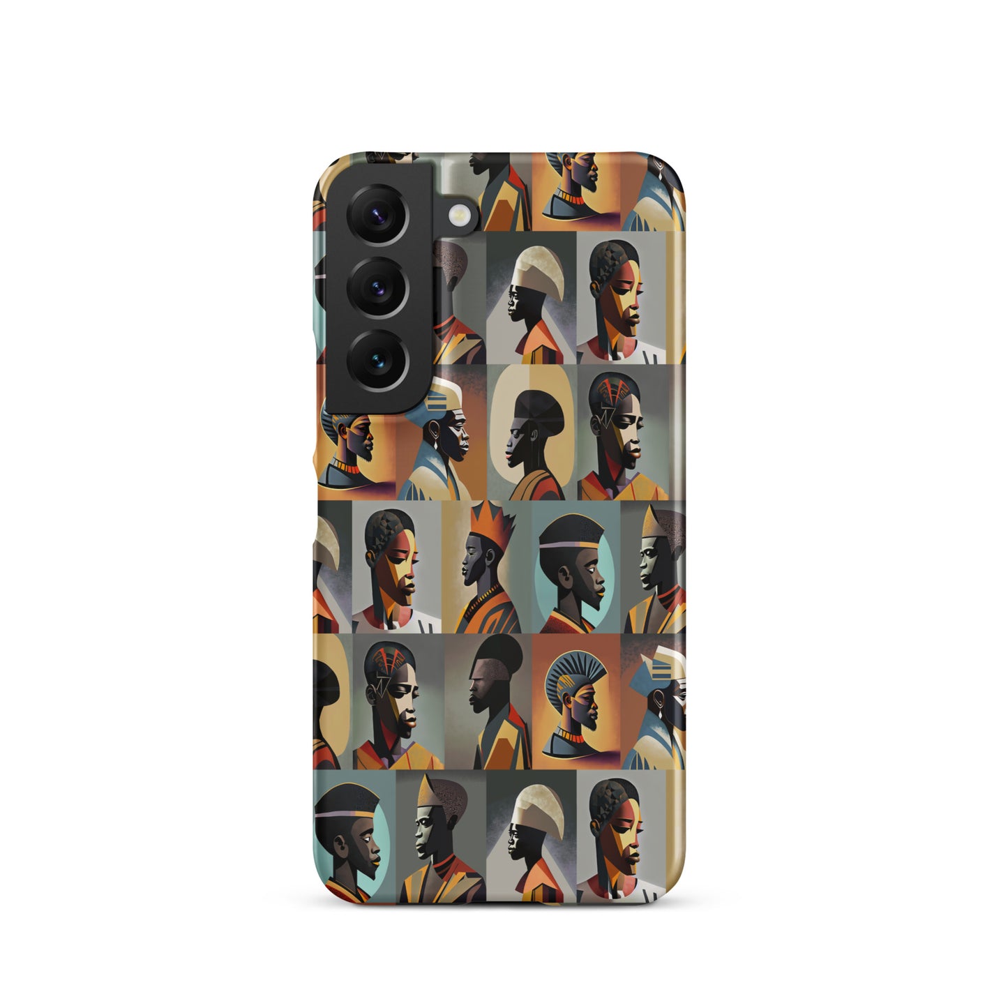 Snap case for Samsung® Kukloso Cubist Faces Collage No 24 - Free Shipping