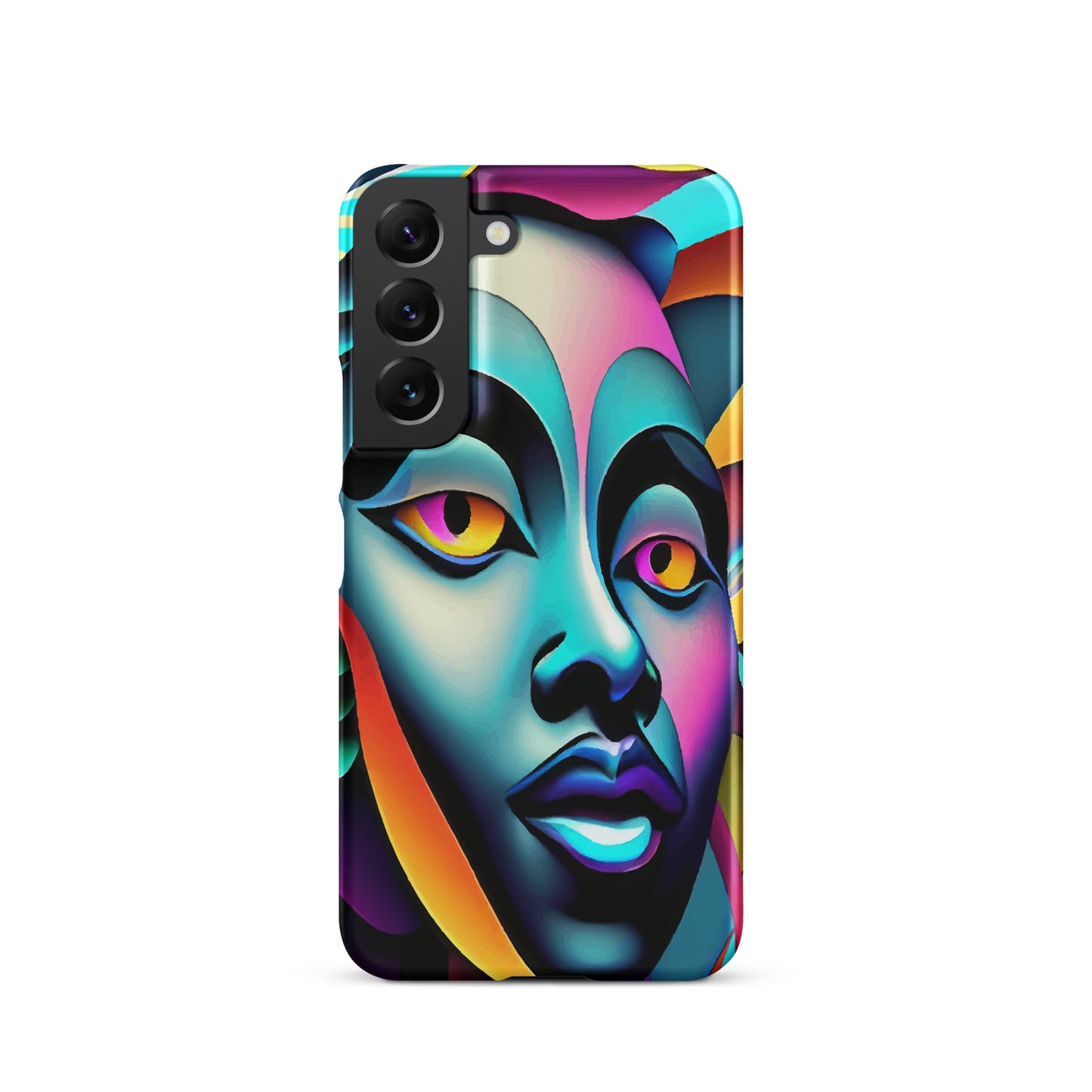 Snap case for Samsung® Kukloso Cubist Faces No 2 - Free Shipping