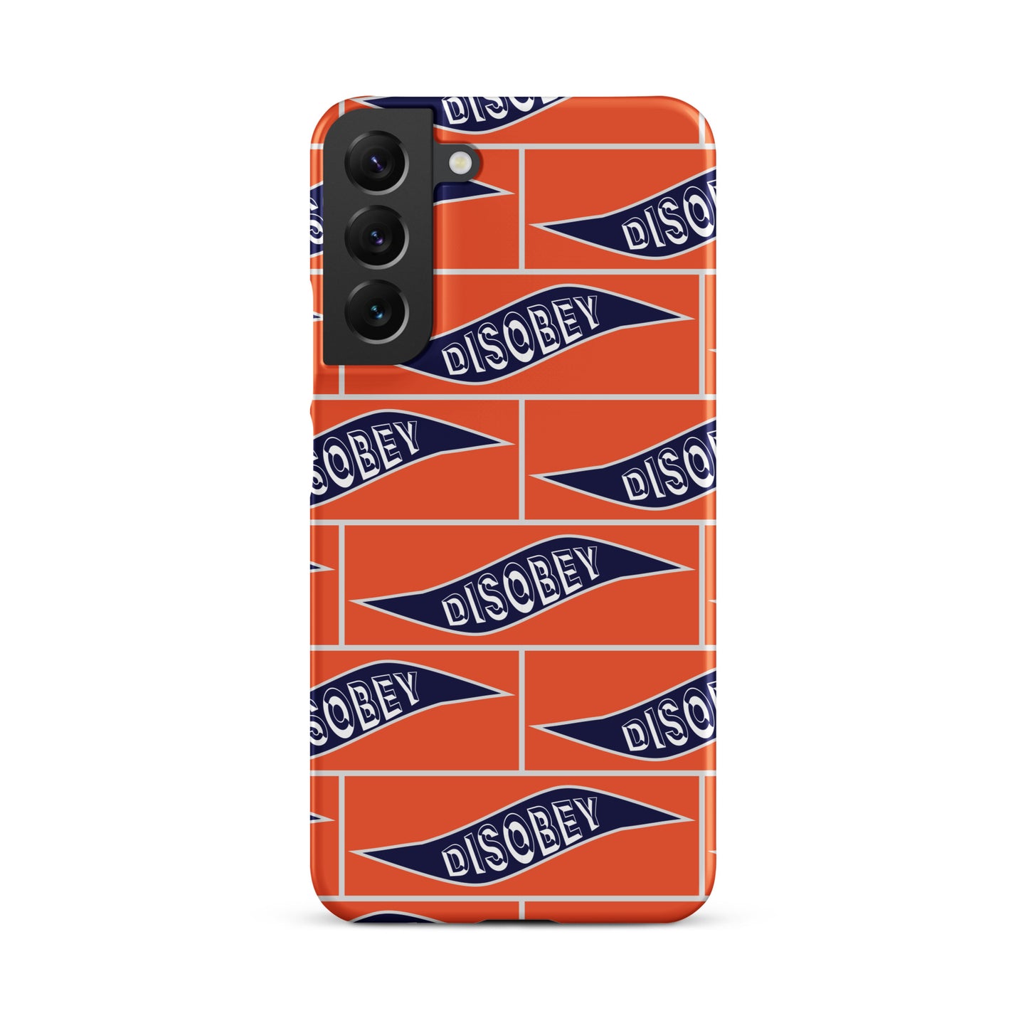 Snap case for Samsung® Kukloso Disobey Orange - Free Shipping