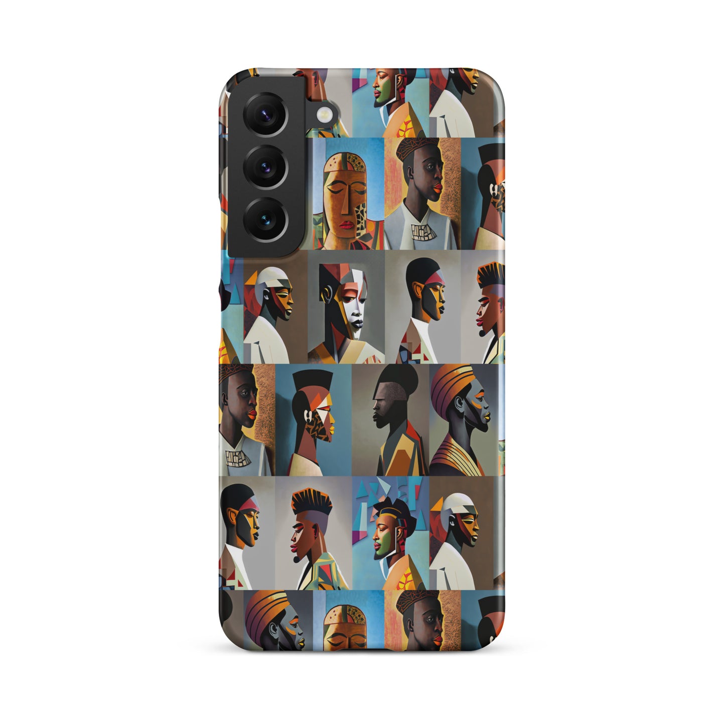 Snap case for Samsung® Kukloso Cubist Faces No 23 - Free Shipping