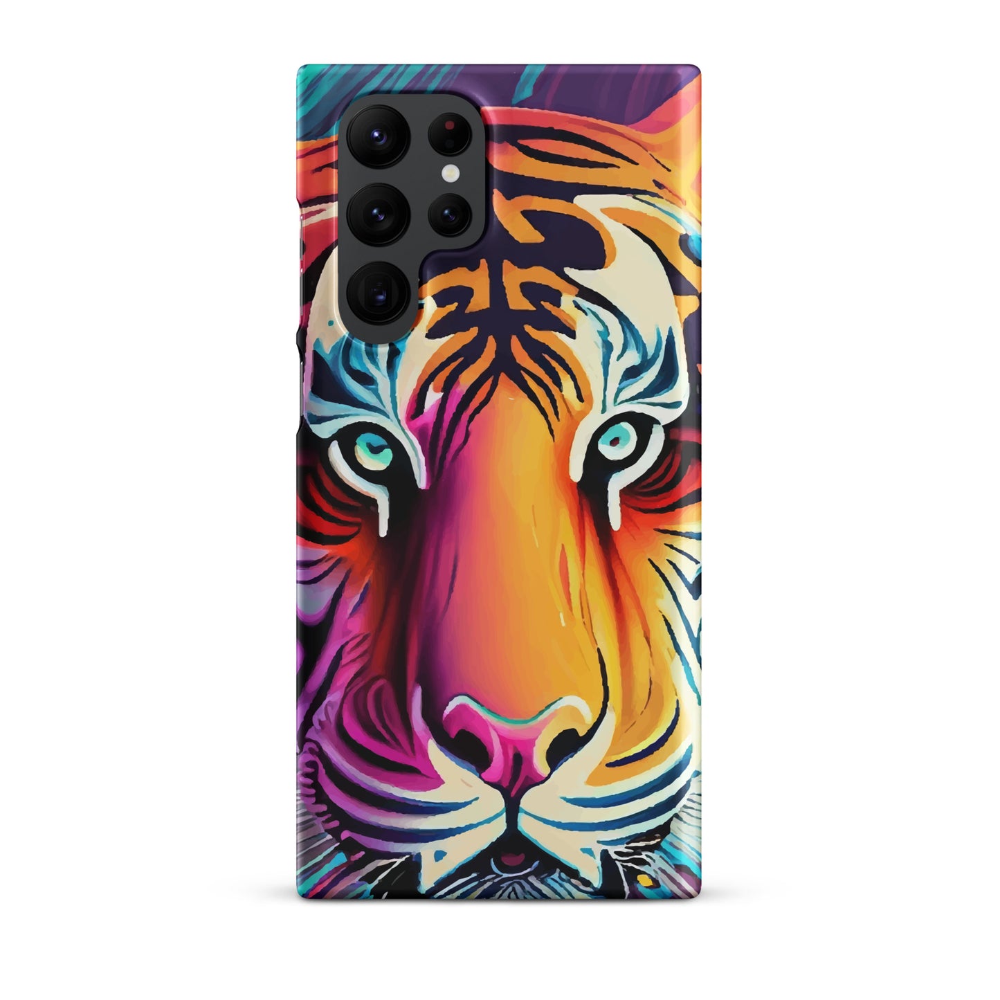 Snap case for Samsung® Kukloso Cubist Faces Mr. Tiger - Free Shipping