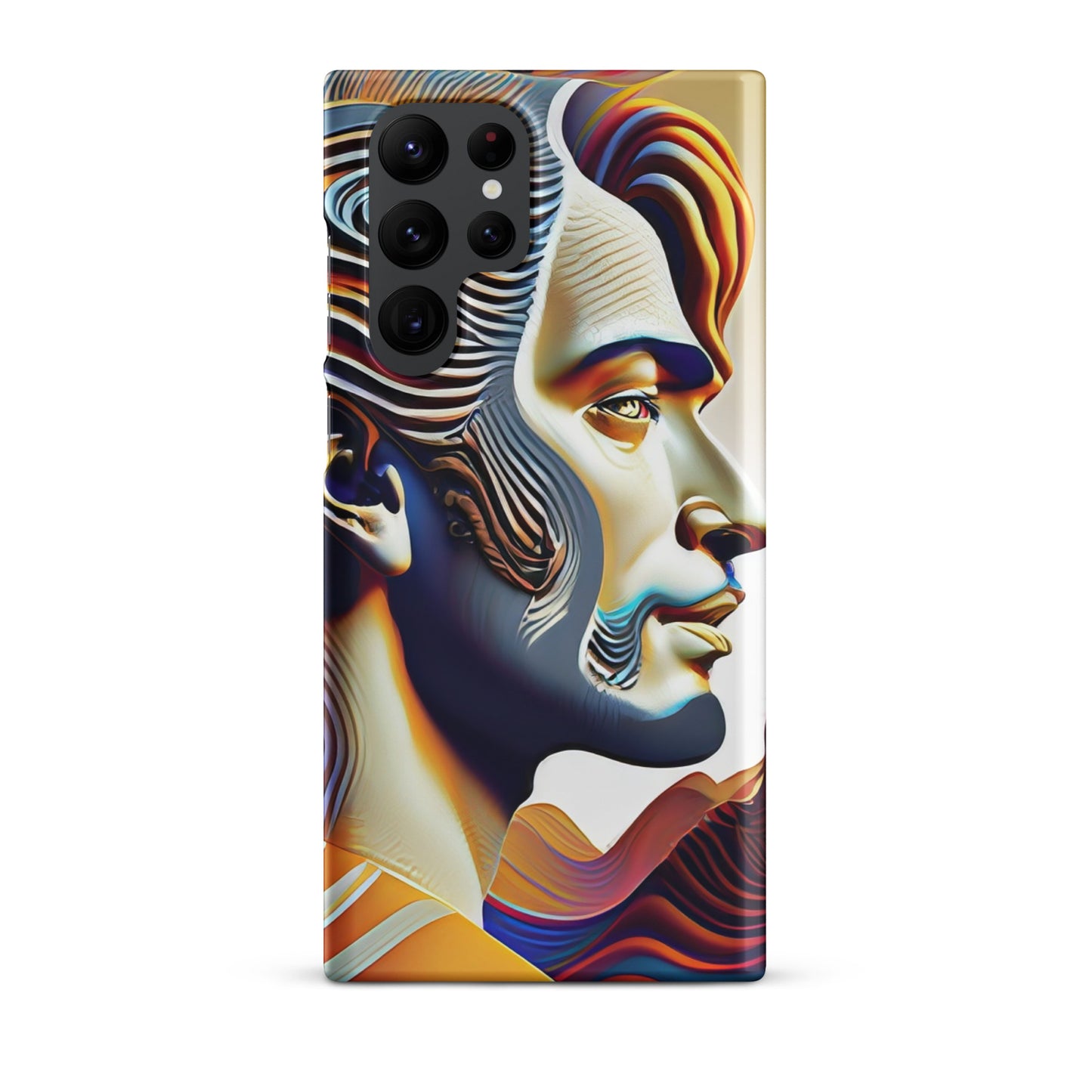 Snap case for Samsung® Kukloso Cubist Faces No 19 - Free Shipping