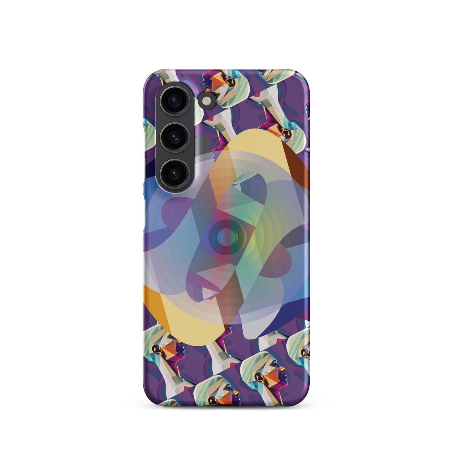 Snap case for Samsung® Kukloso Cubist Face Collage No 1 - Free