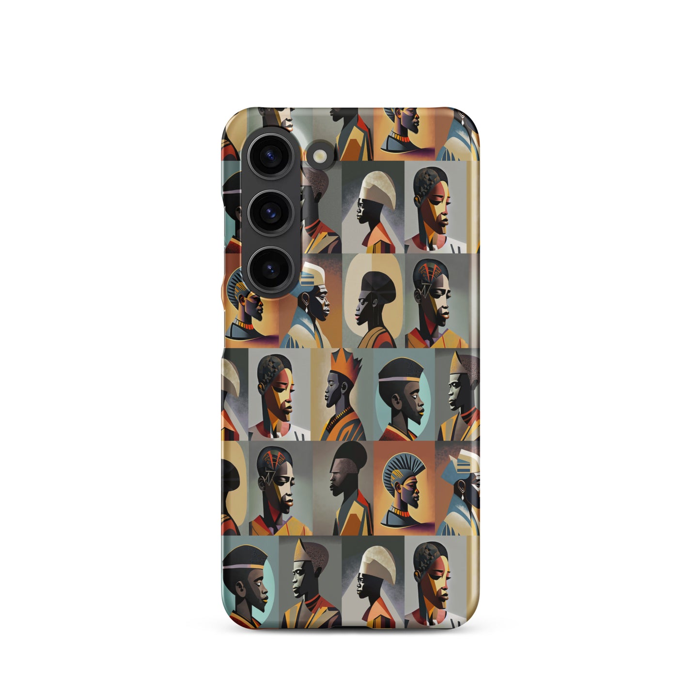 Snap case for Samsung® Kukloso Cubist Faces Collage No 24 - Free Shipping