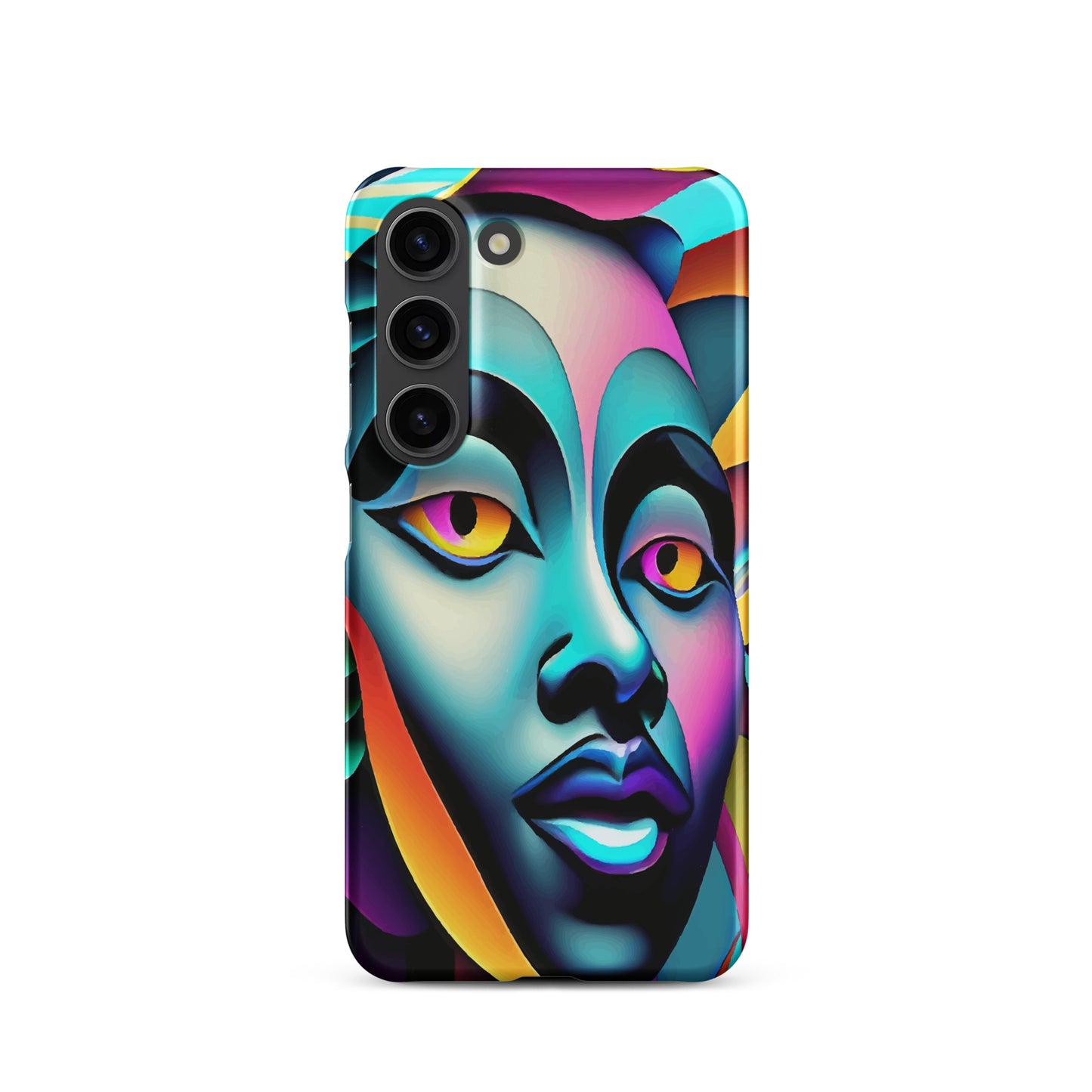 Snap case for Samsung® Kukloso Cubist Faces No 2 - Free Shipping