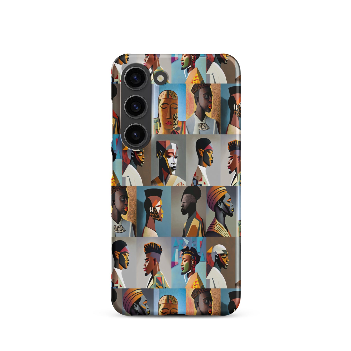 Snap case for Samsung® Kukloso Cubist Faces No 23 - Free Shipping