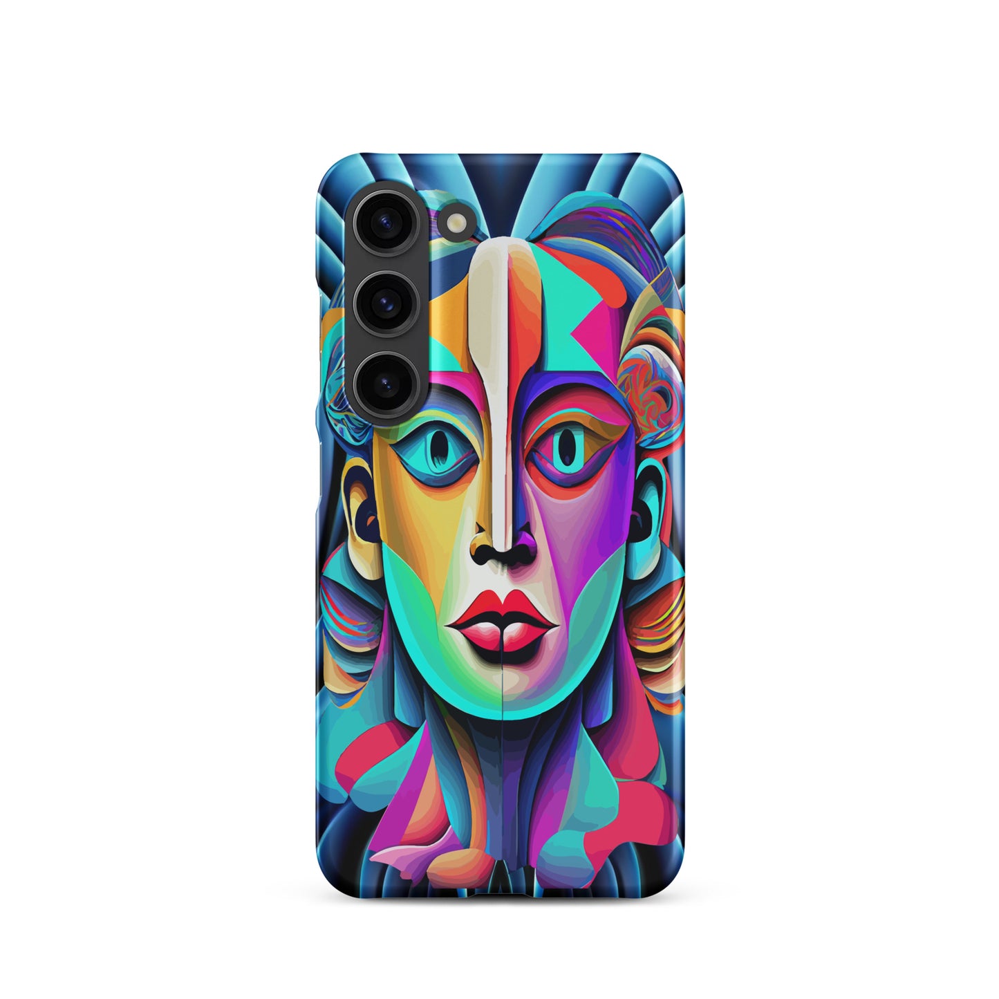 Snap case for Samsung® Kukloso Cubist Faces No 39 - Free Shipping