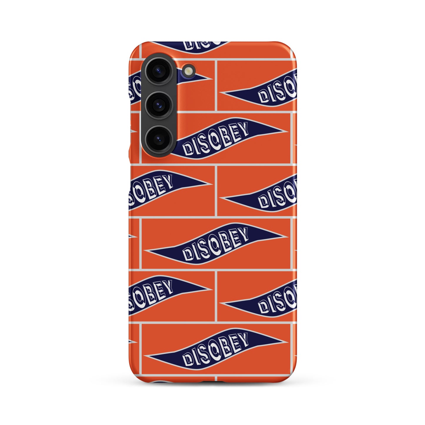 Snap case for Samsung® Kukloso Disobey Orange - Free Shipping