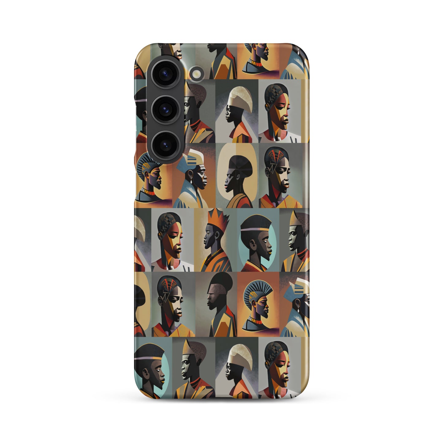 Snap case for Samsung® Kukloso Cubist Faces Collage No 24 - Free Shipping