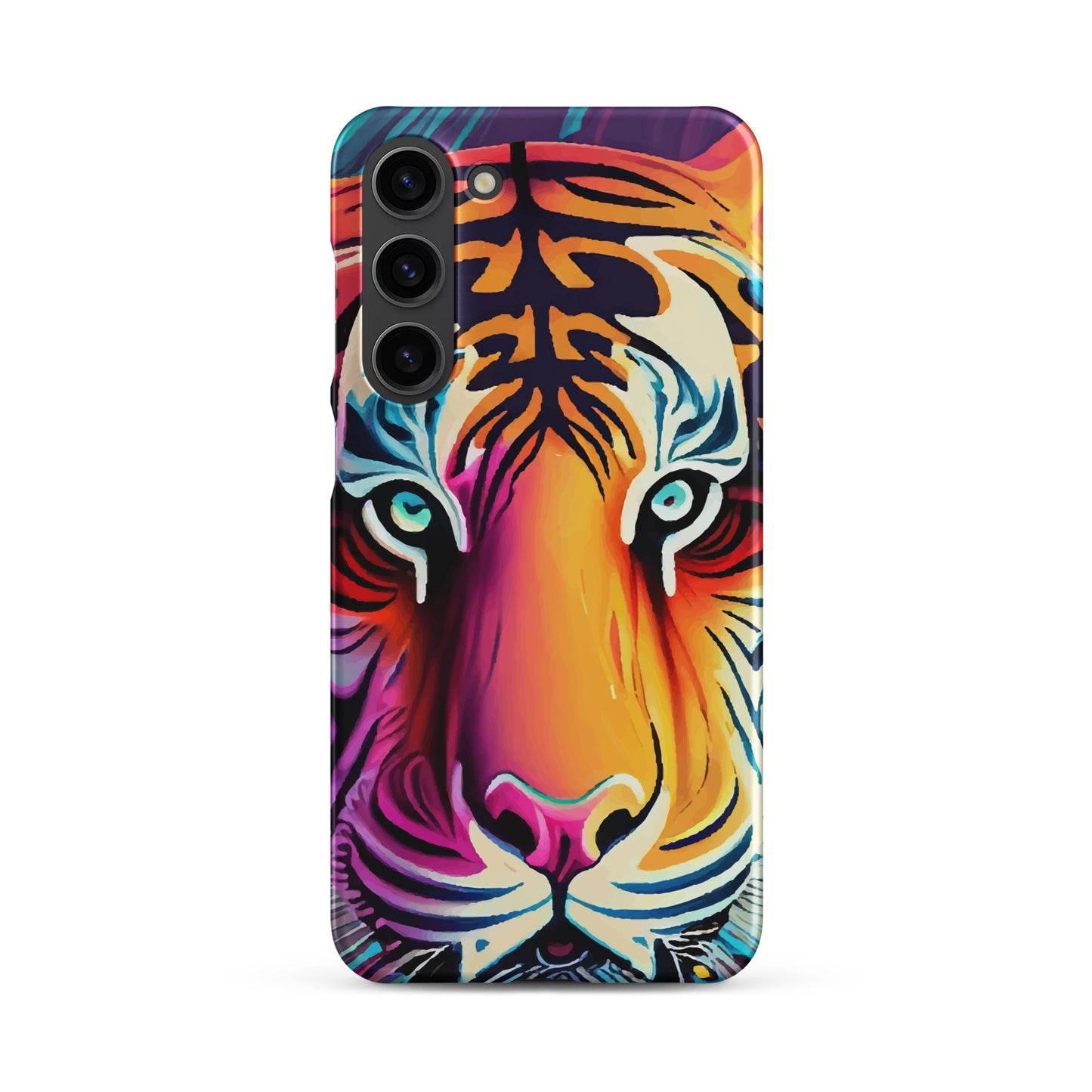 Snap case for Samsung® Kukloso Cubist Faces Mr. Tiger - Free Shipping