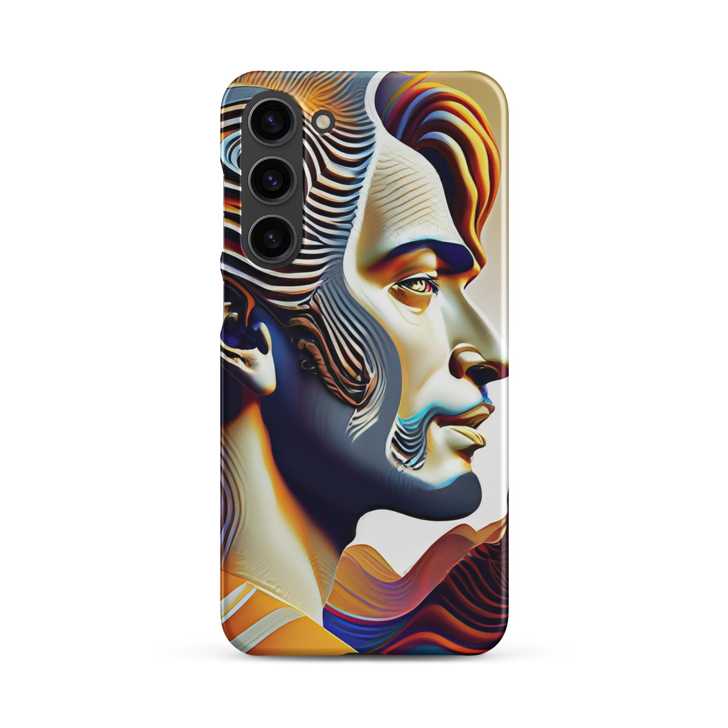 Snap case for Samsung® Kukloso Cubist Faces No 19 - Free Shipping