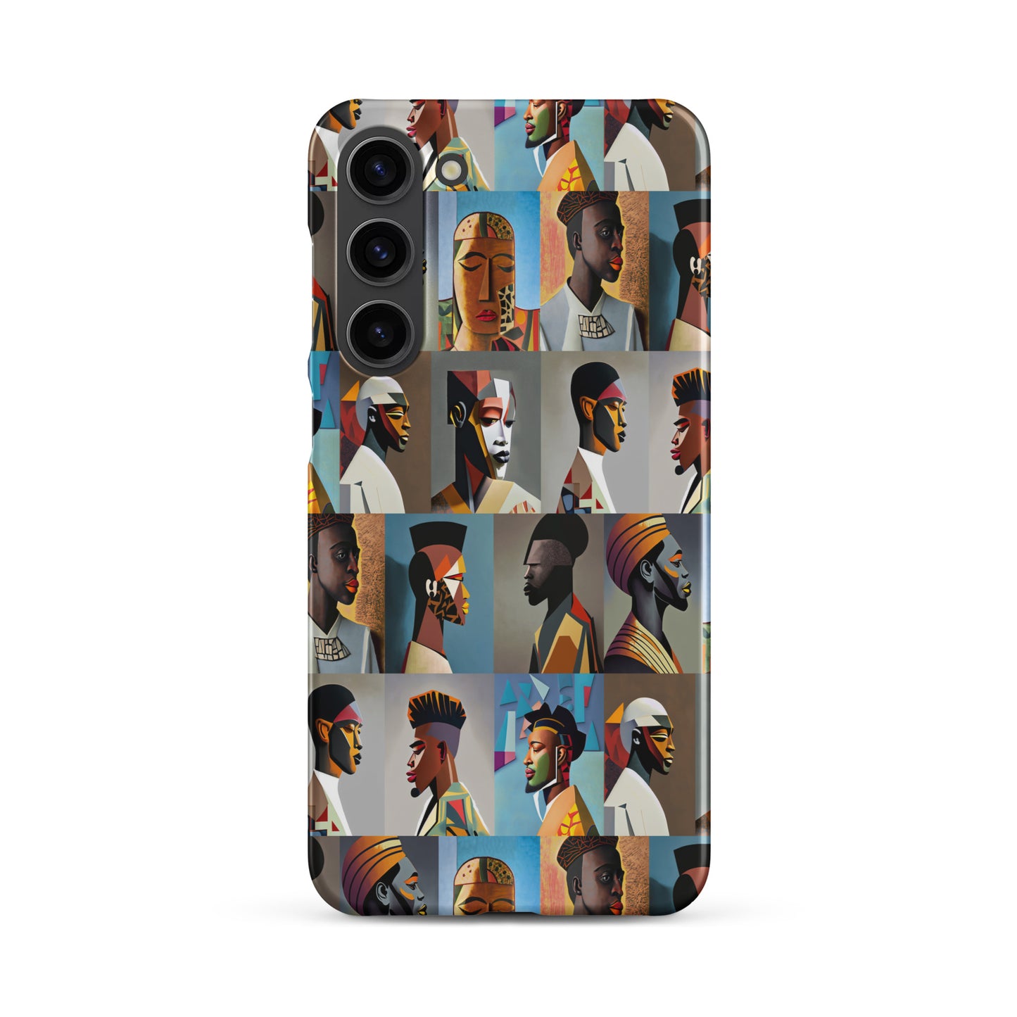 Snap case for Samsung® Kukloso Cubist Faces No 23 - Free Shipping