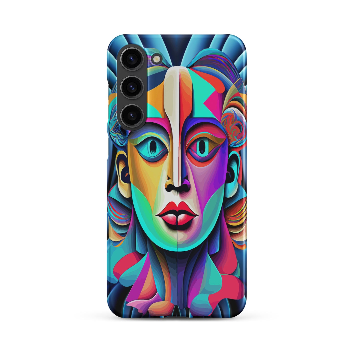 Snap case for Samsung® Kukloso Cubist Faces No 39 - Free Shipping