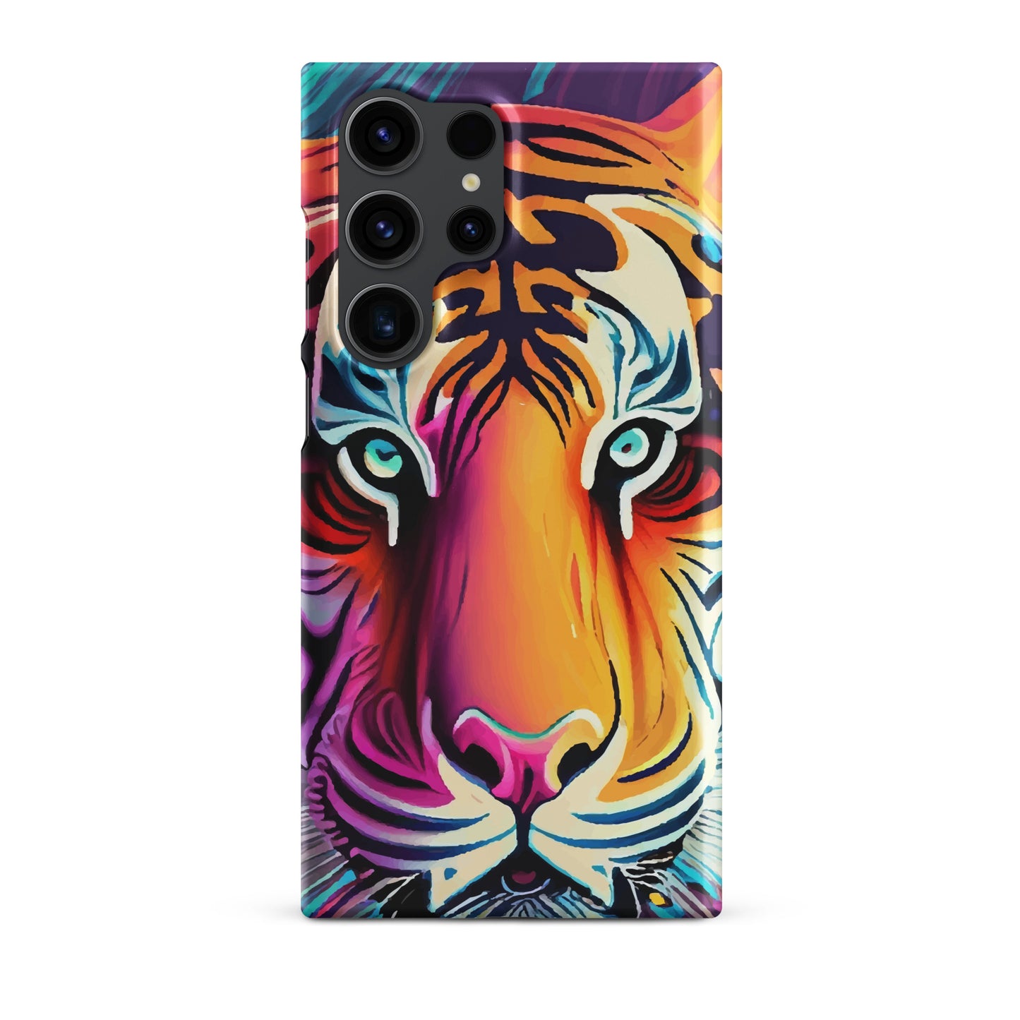 Snap case for Samsung® Kukloso Cubist Faces Mr. Tiger - Free Shipping