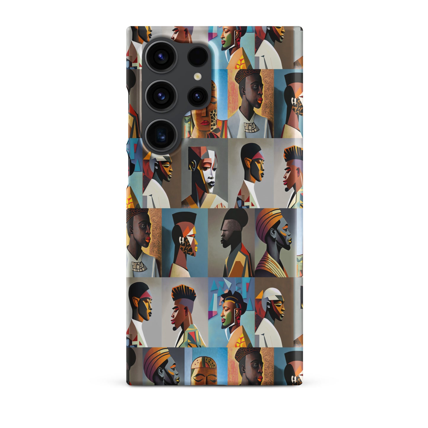 Snap case for Samsung® Kukloso Cubist Faces No 23 - Free Shipping