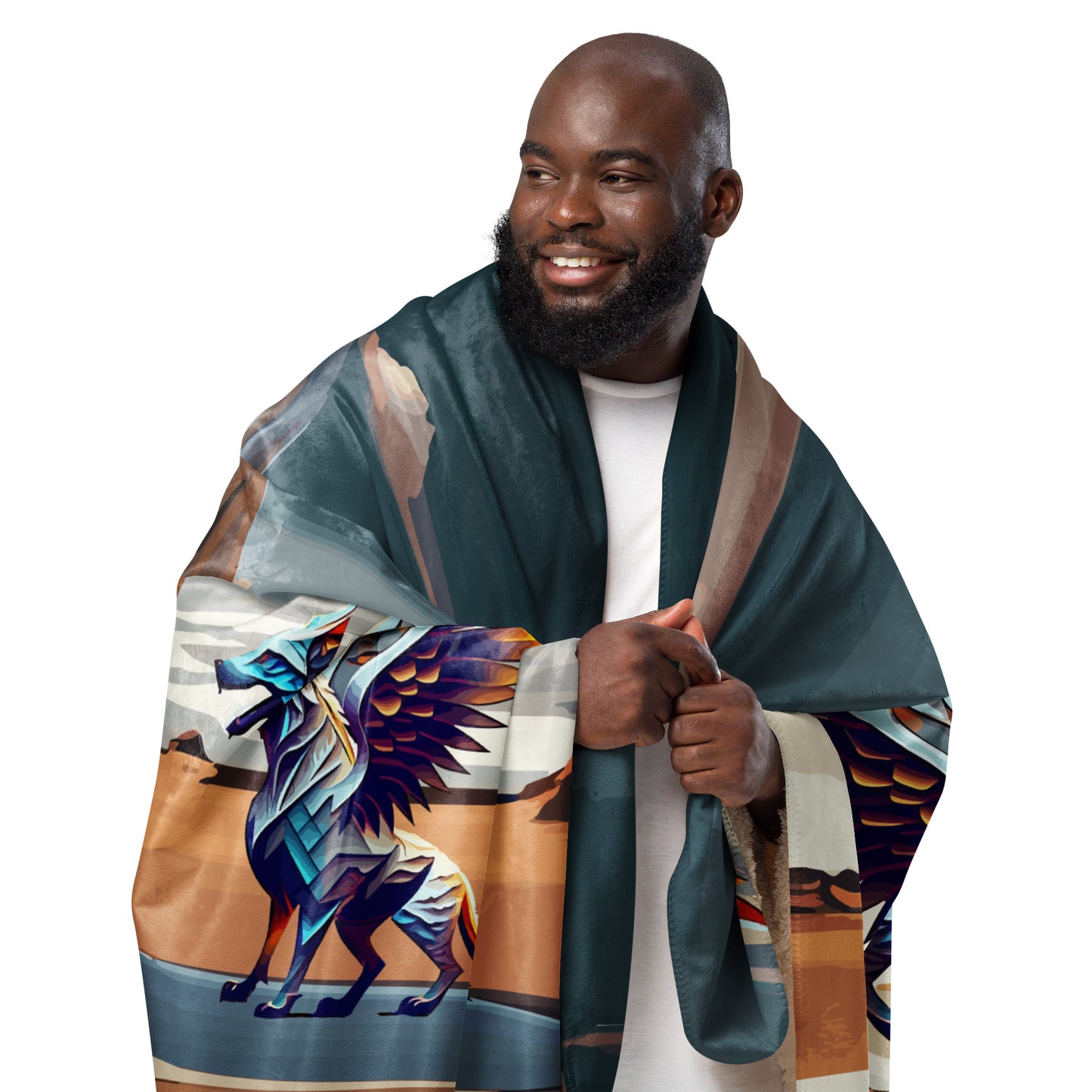 Sherpa blanket Kukloso Space Gryphons On Guard 60"x80" - Free Shiping