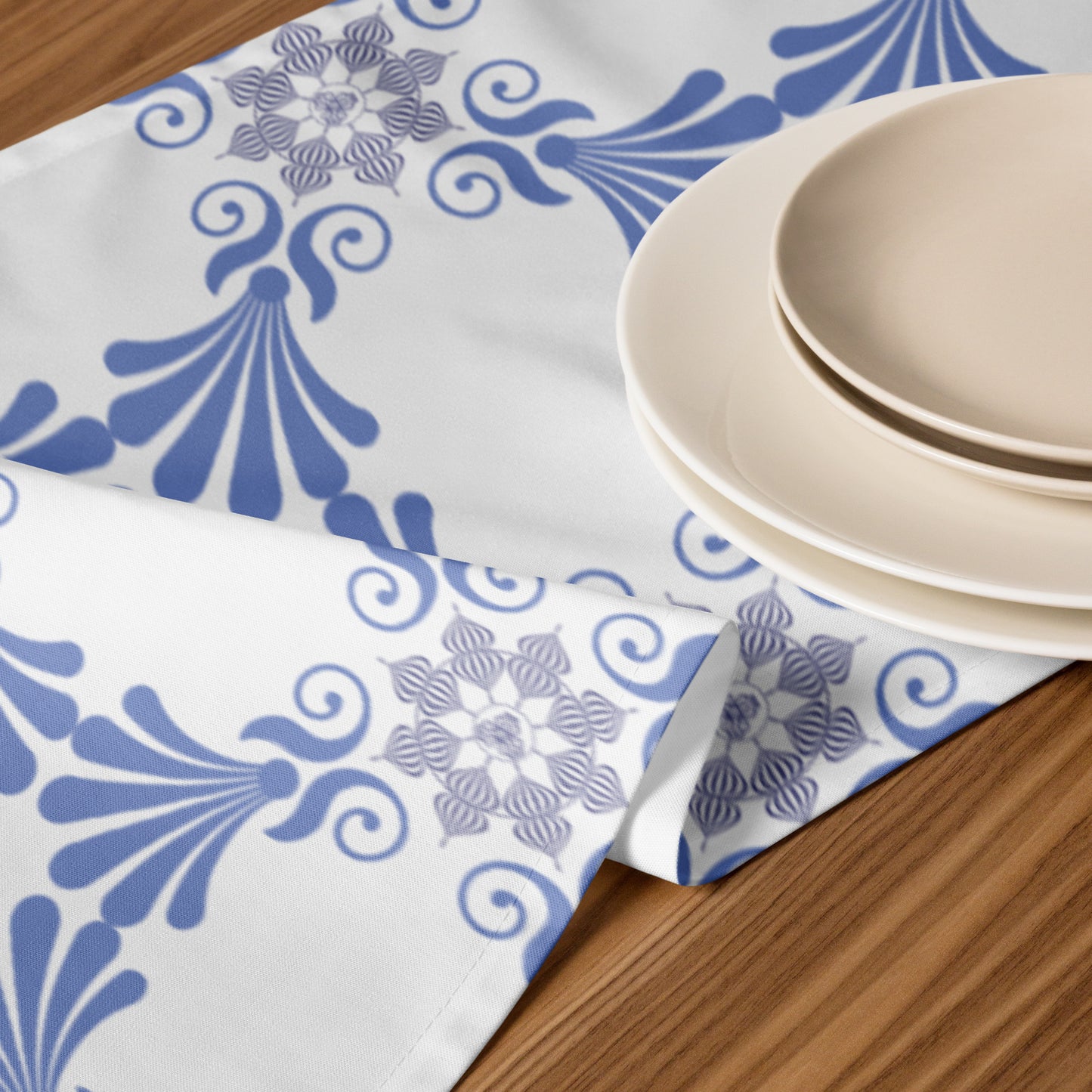 Table runner Kukloso Four Fleuron Fans - Free Shipping