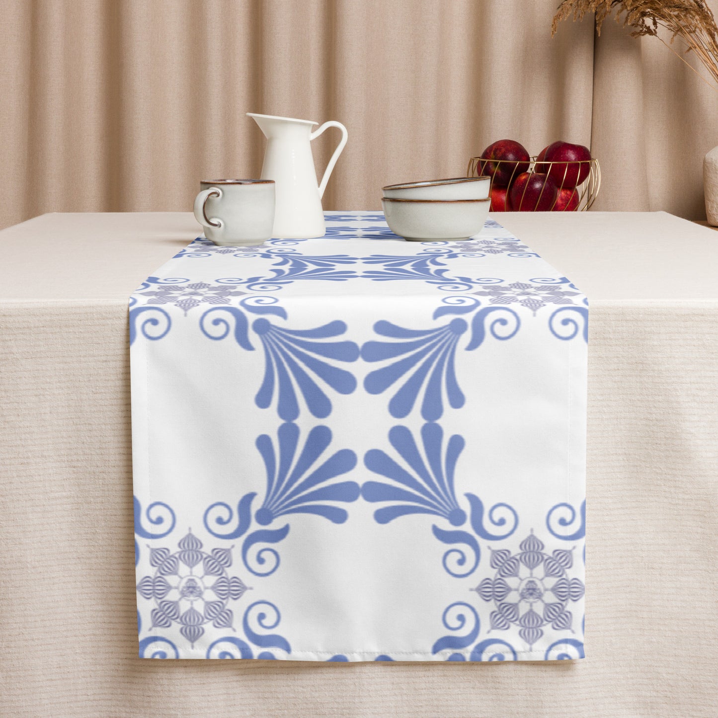 Table runner Kukloso Four Fleuron Fans - Free Shipping