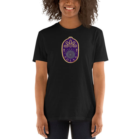 Short-Sleeve Unisex T-Shirt Kukloso Christian Five Solas of The Reformation - Free Shipping