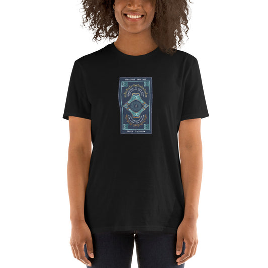 Short-Sleeve Unisex T-Shirt Kukloso ' Imagine The Joy ' PX Christogram - Free Shipping