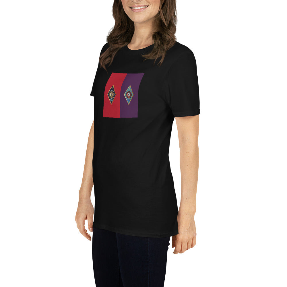 Short-Sleeve Unisex T-Shirt Kukloso IHS Initials Christogram - Free Shipping