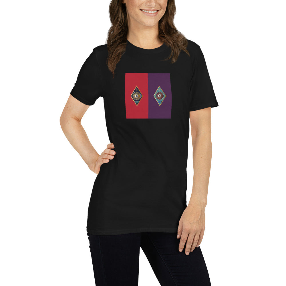 Short-Sleeve Unisex T-Shirt Kukloso IHS Initials Christogram - Free Shipping