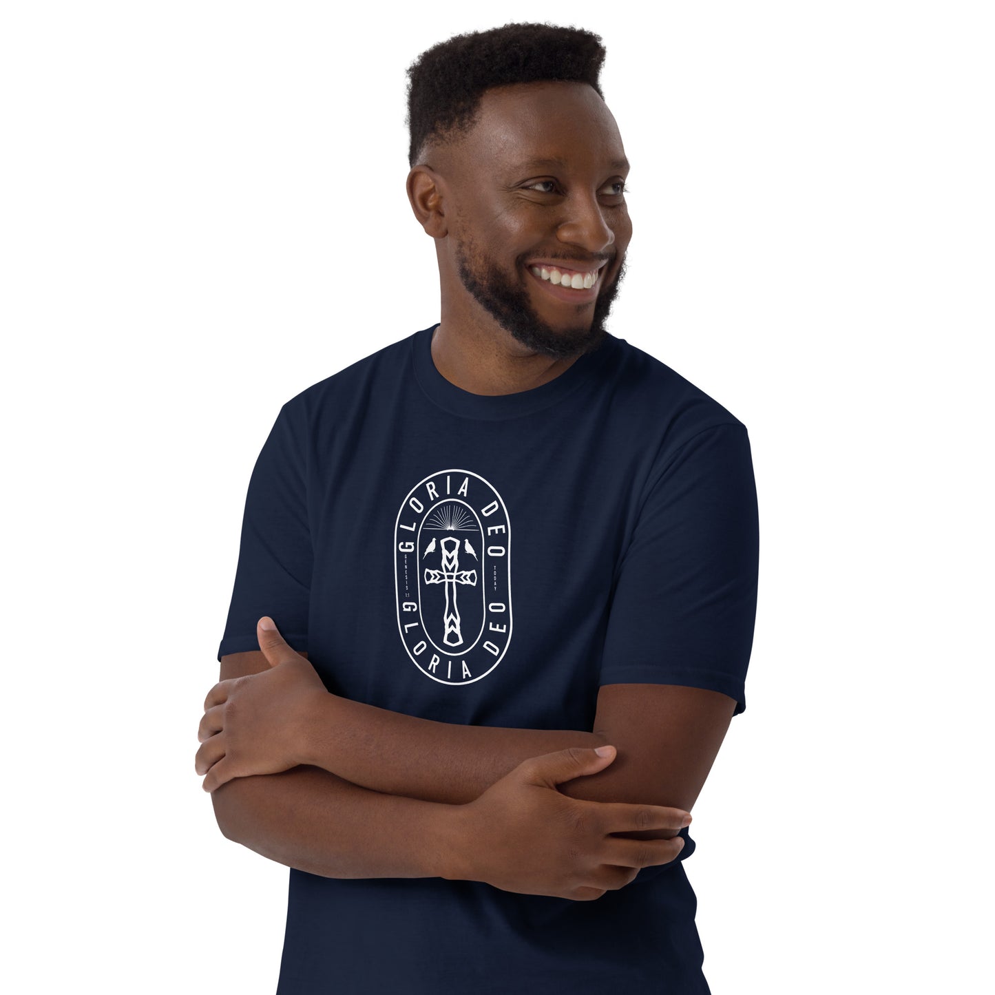 Short-Sleeve Unisex T-Shirt Christian Soli Deo Gloria Free Shipping