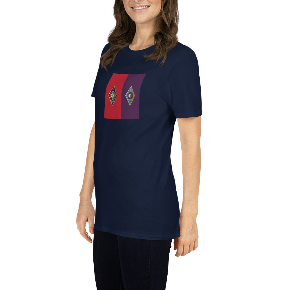 Short-Sleeve Unisex T-Shirt Kukloso IHS Initials Christogram - Free Shipping