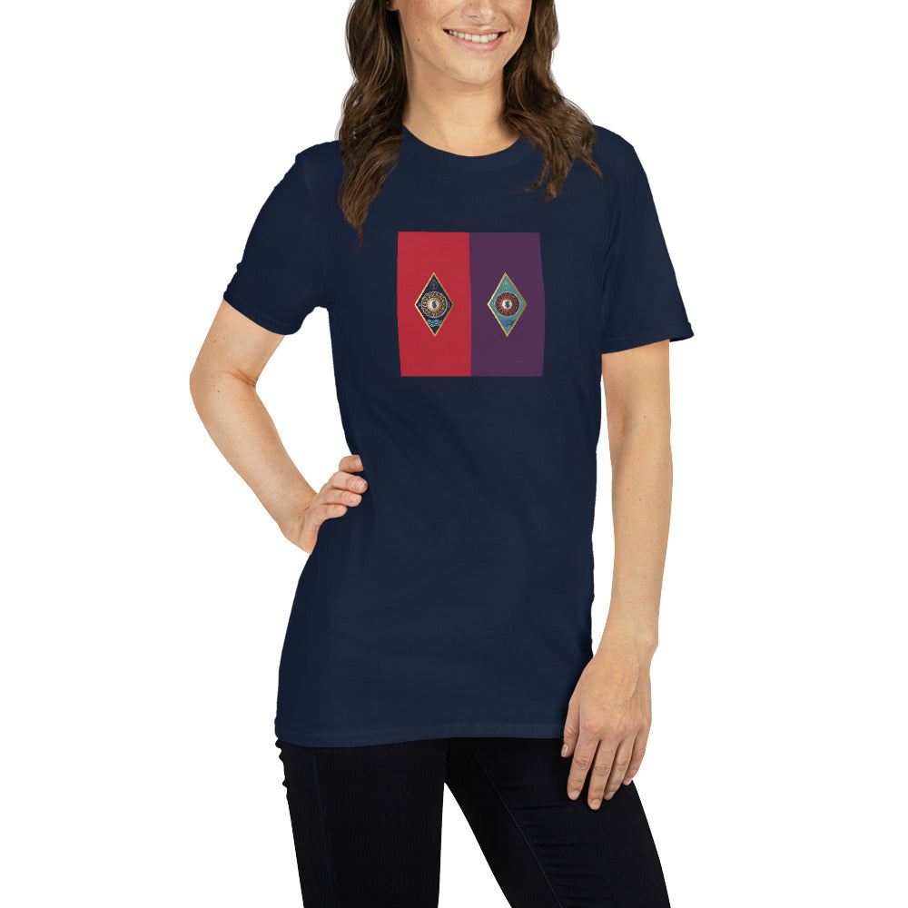 Short-Sleeve Unisex T-Shirt Kukloso IHS Initials Christogram - Free Shipping