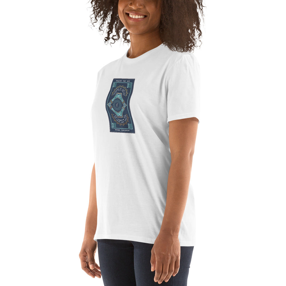 Short-Sleeve Unisex T-Shirt Kukloso ' Imagine The Joy ' PX Christogram - Free Shipping