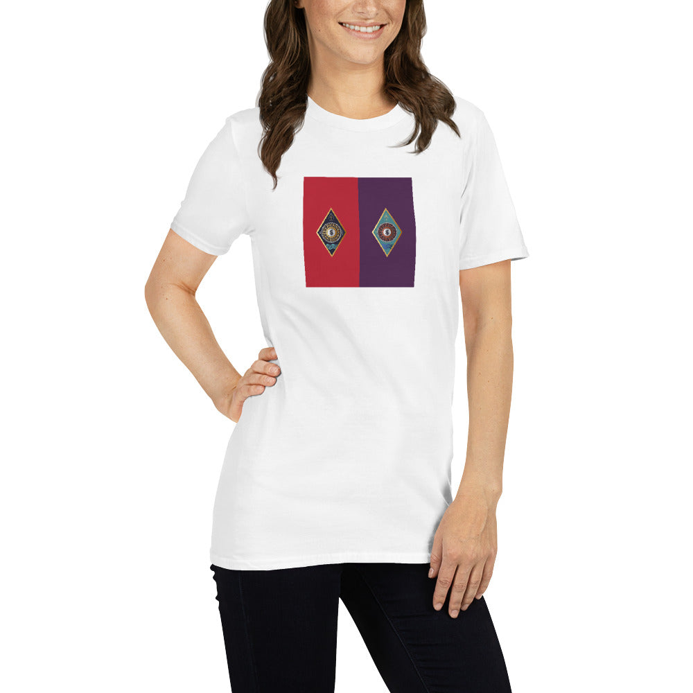 Short-Sleeve Unisex T-Shirt Kukloso IHS Initials Christogram - Free Shipping