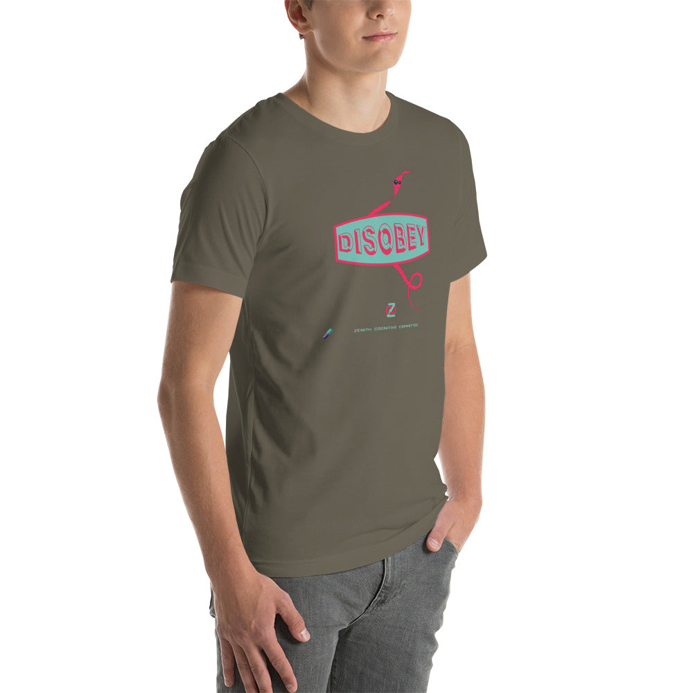 Unisex t-shirt Kukloso Disobey Logo - Free Shipping