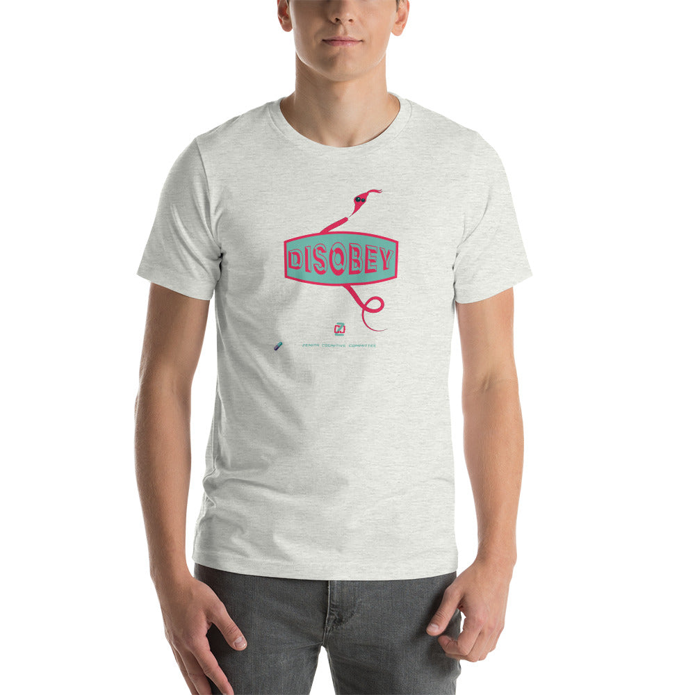 Unisex t-shirt Kukloso Disobey Logo - Free Shipping