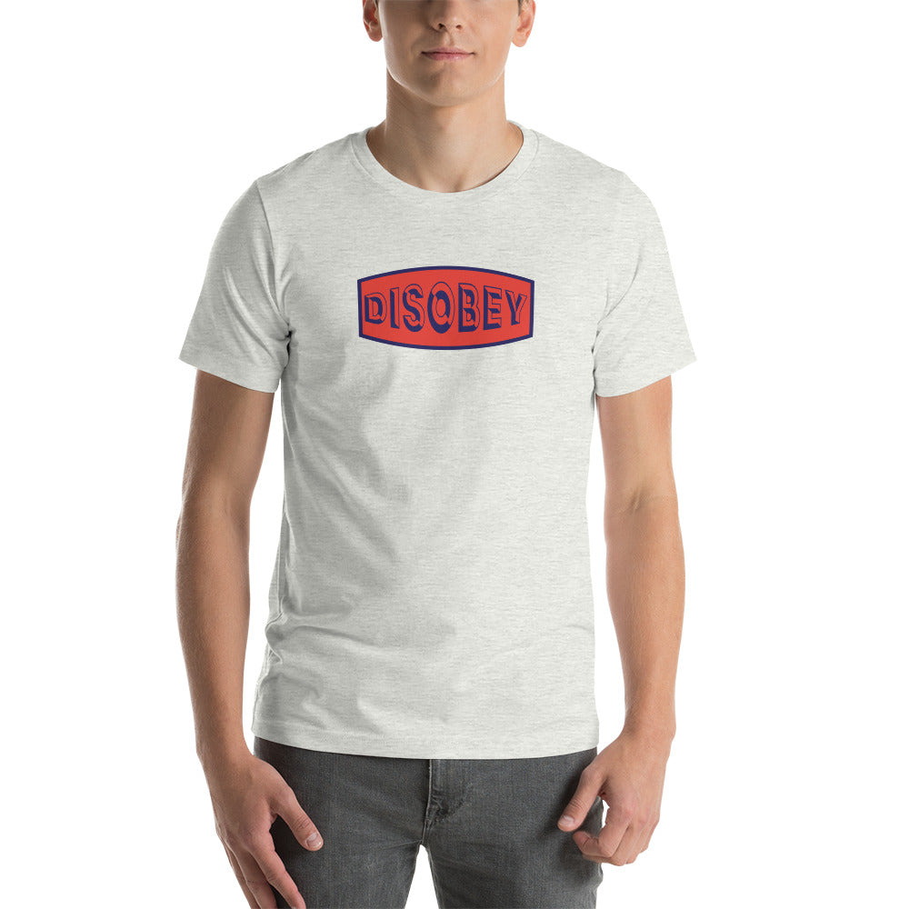 Unisex t-shirt Kukloso Disobey Navy/Orange - Free Shipping