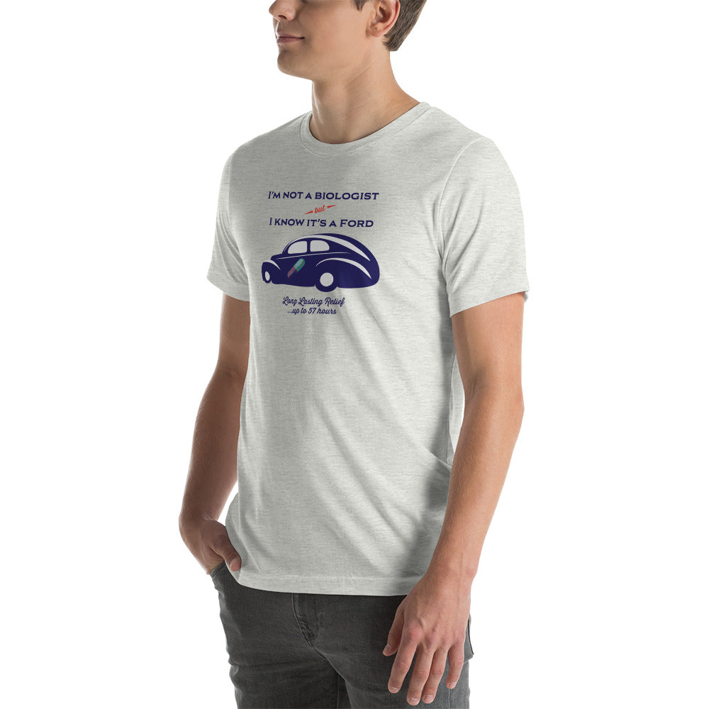 Unisex t-shirt Kukloso "I'm not a car biologist" - Free Shipping