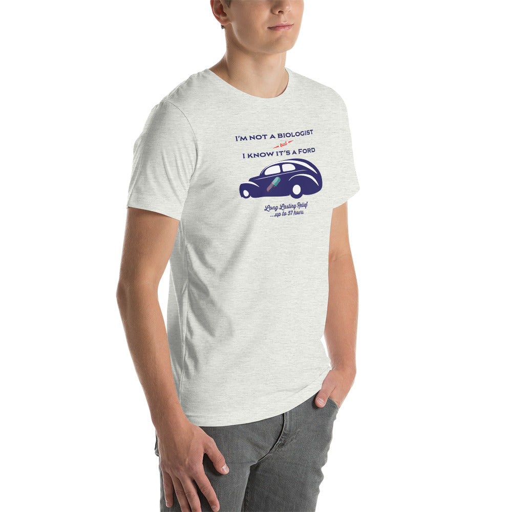 Unisex t-shirt Kukloso "I'm not a car biologist" - Free Shipping