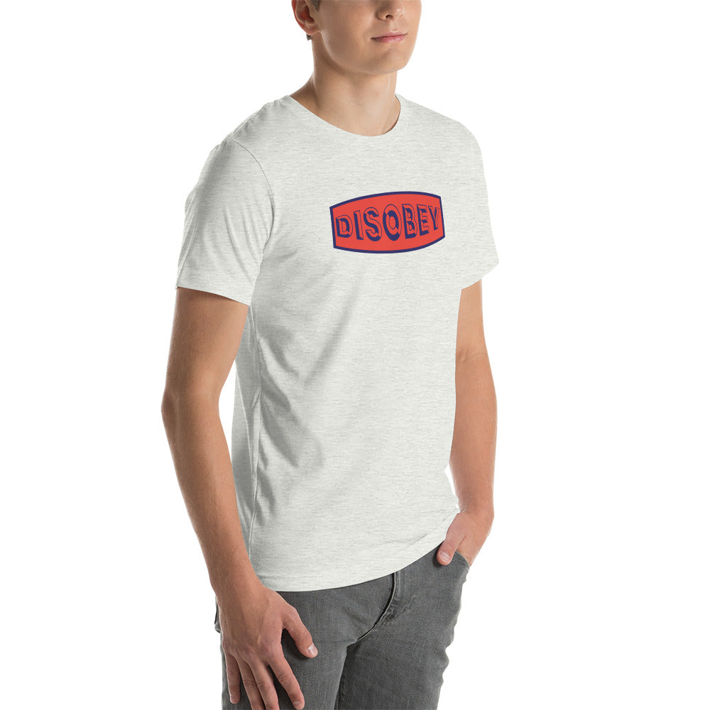 Unisex t-shirt Kukloso Disobey Navy/Orange - Free Shipping