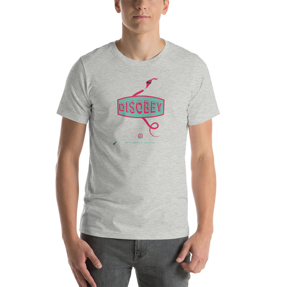 Unisex t-shirt Kukloso Disobey Logo - Free Shipping