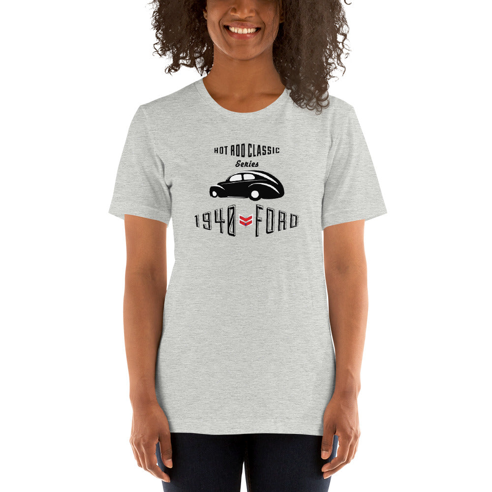 Unisex t-shirt Kukloso Hot Rod Classic 1940 Ford Light - Free Shipping