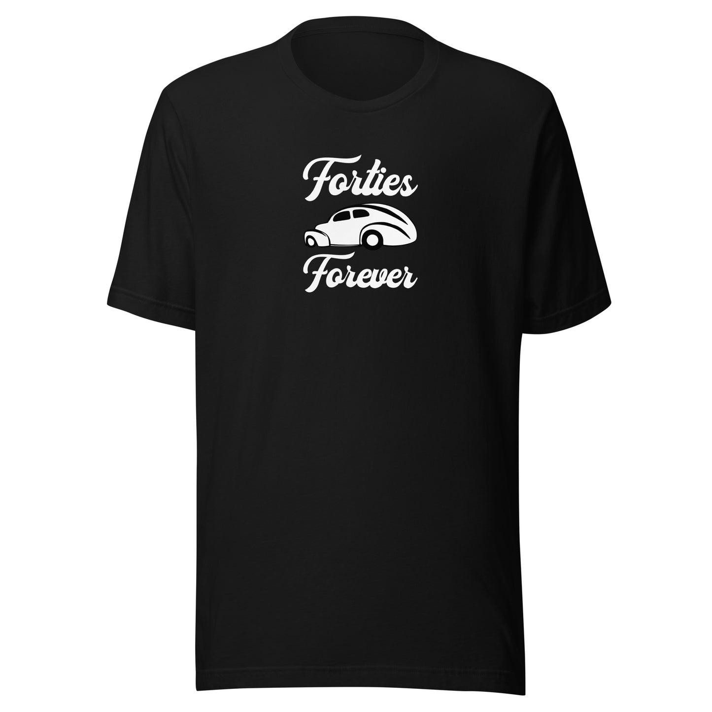 Unisex t-shirt Kukloso Forties Forever White - Free Shipping