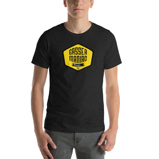 Unisex t-shirt Kukloso Gasser-Maniac Yellow - Free Shipping