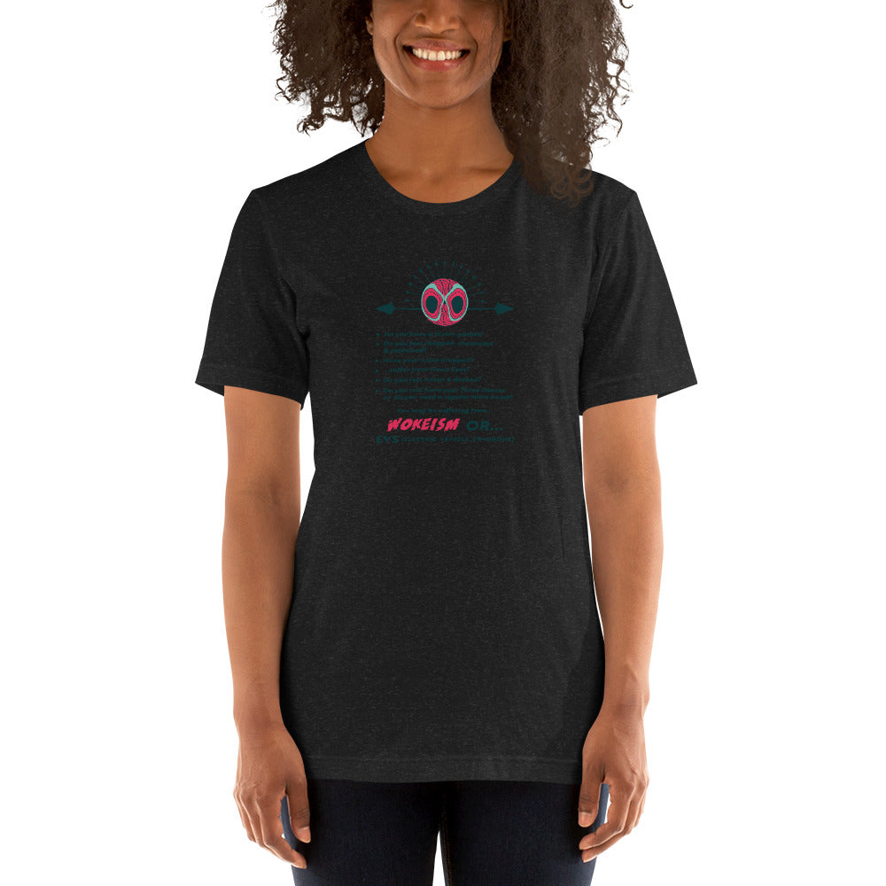 Unisex t-shirt Kukloso 'Wokeism' or 'EVS' - Free Shipping