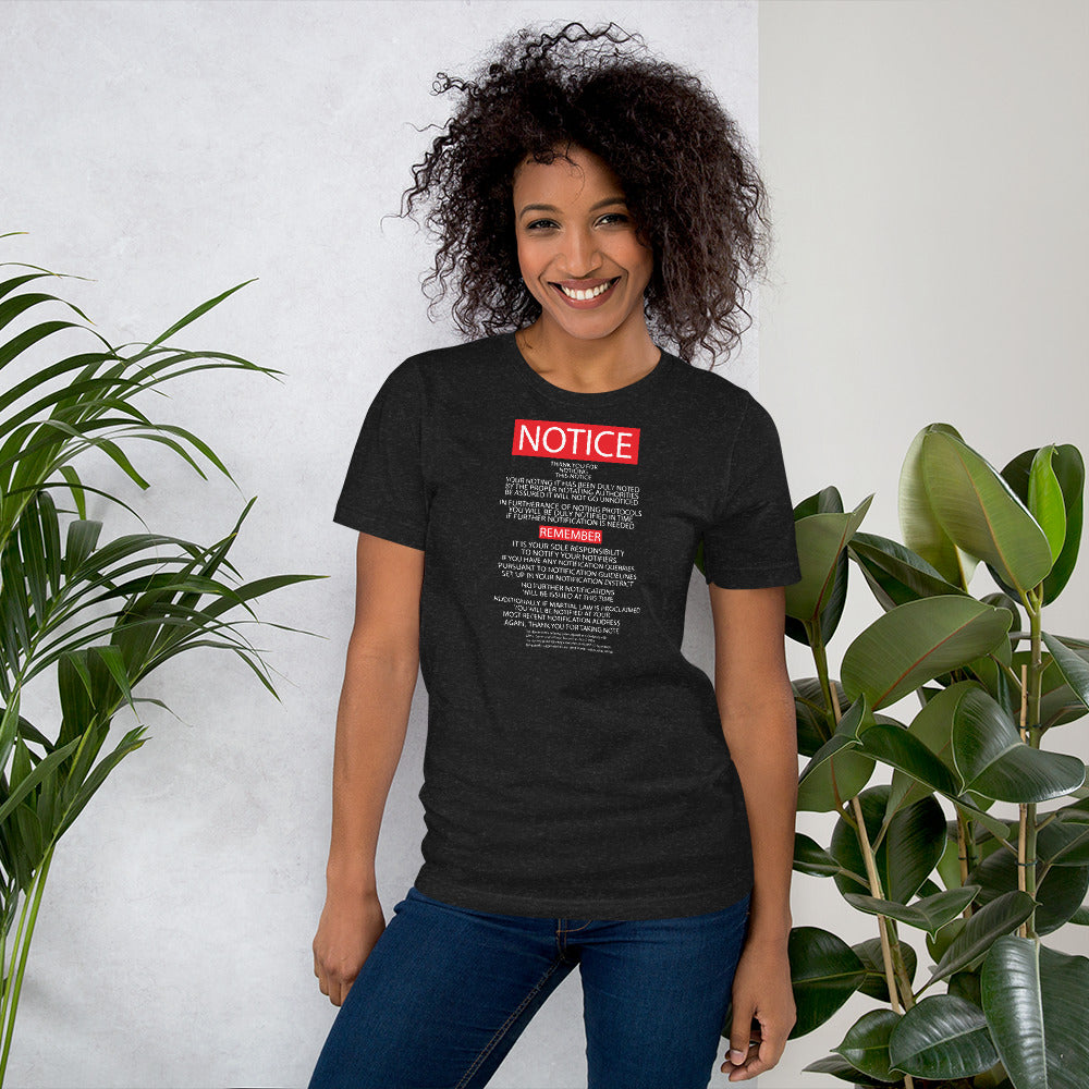 Unisex t-shirt Kukloso ' The Mother of all Notices ' Dark - Free Shipping