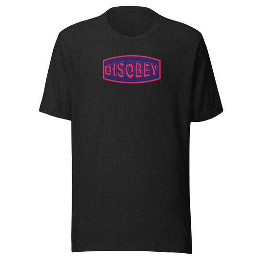 Unisex t-shirt Kukloso Disobey Navy/Dark Pink - Free Shipping